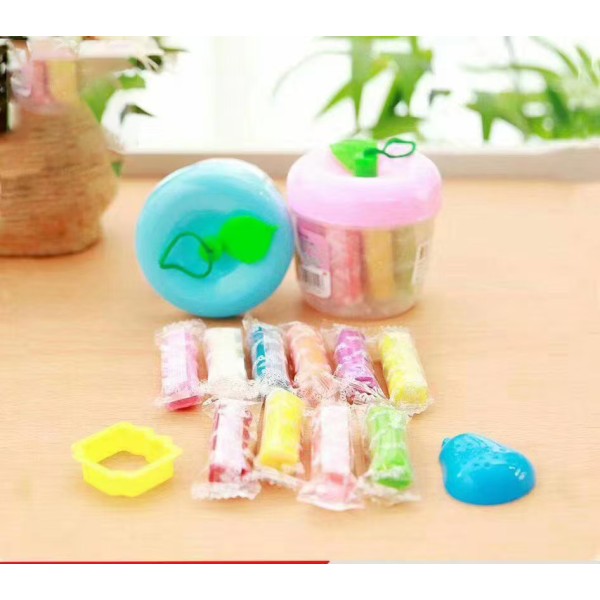 ΣΕΤ ΠΛΑΣΤΕΛΙΝΕΣ ΣΕ 10 ΧΡΩΜΑΤΑ-2 ΚΑΛΟΥΠΙΑ ΡΟΖ / ΓΑΛΑΖΙΟ 1241-15